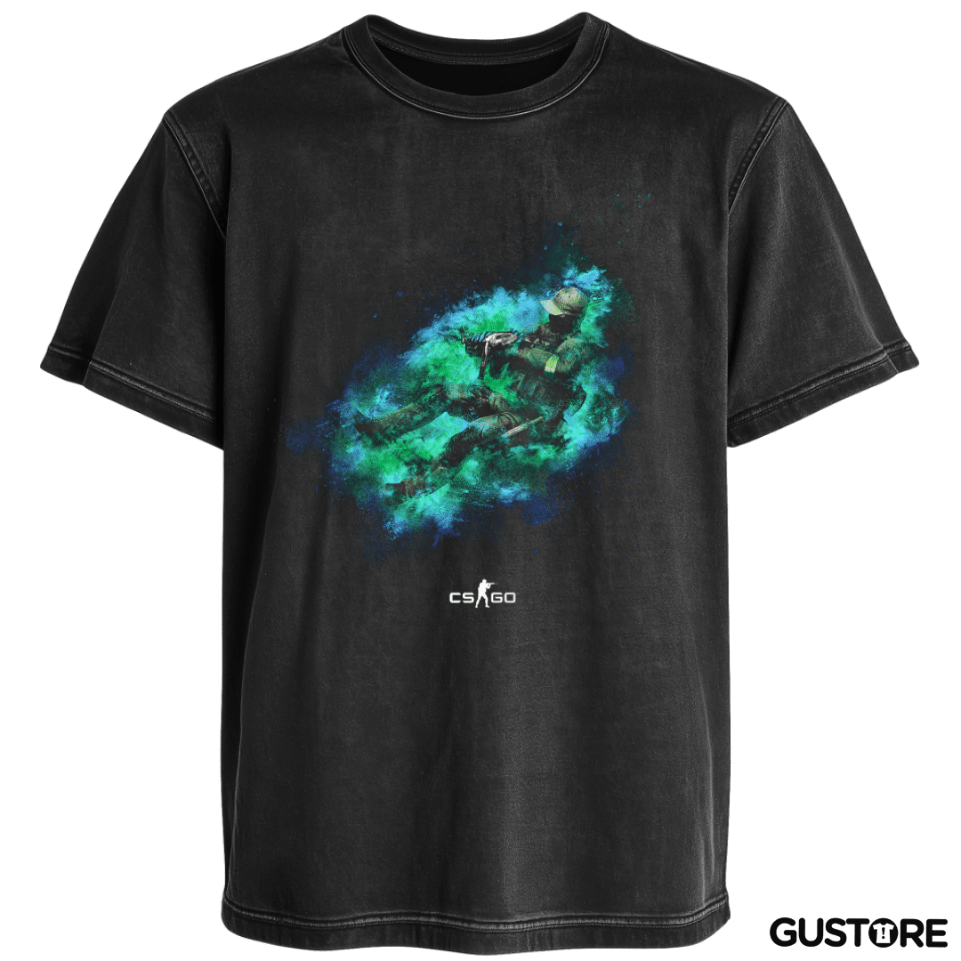 Polera desgastada COUNTER STRIKE 1