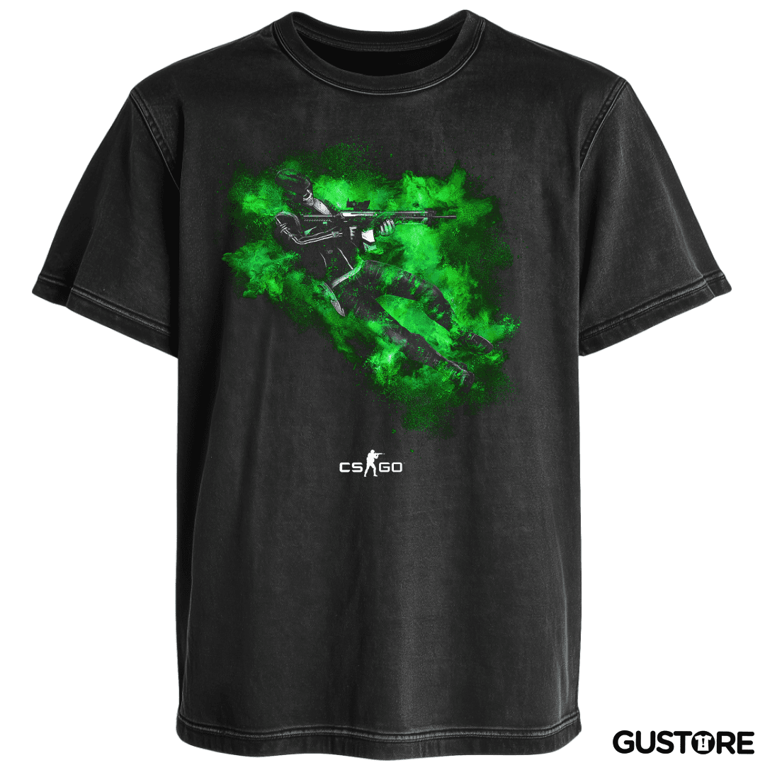 Polera desgastada Counter Strike 3