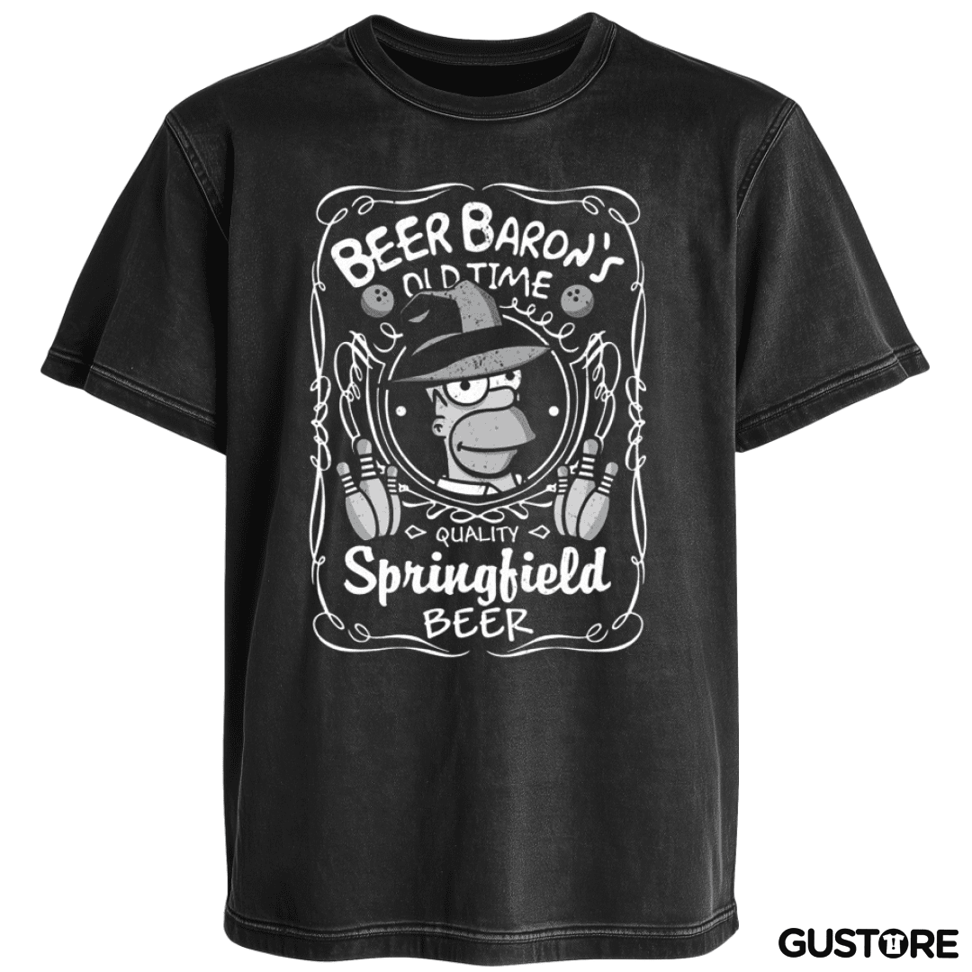 Polera desgastada Baron de la pilsen
