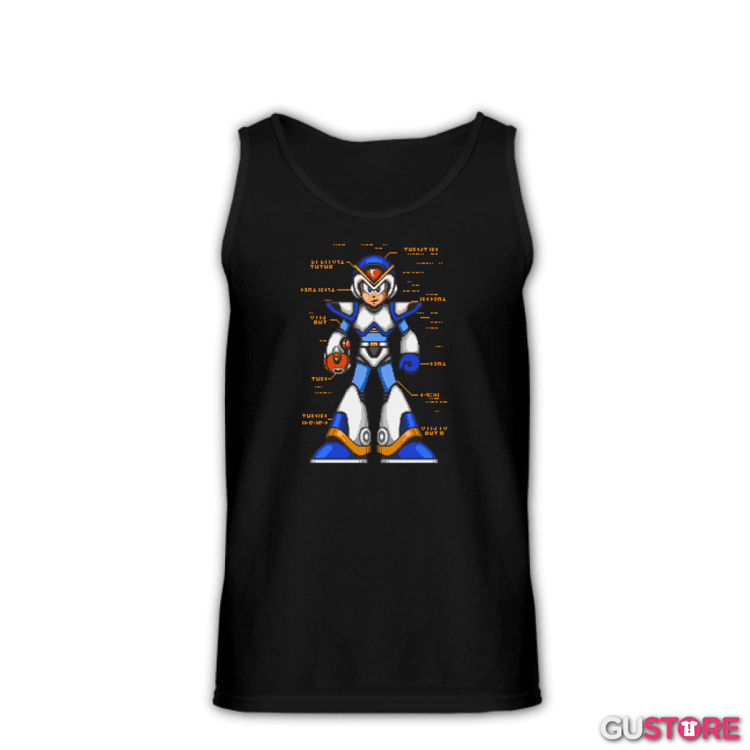 Sudadera Megaman x armadura frontal