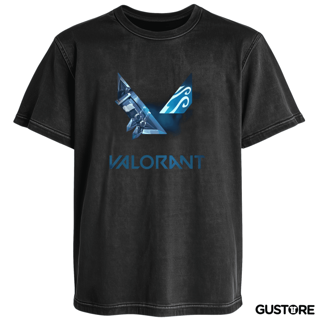 Polera desgastada Valorant 