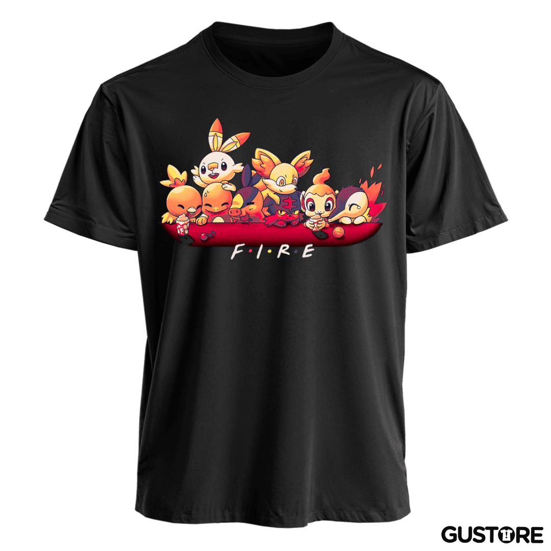 Polera Tipos Fuego