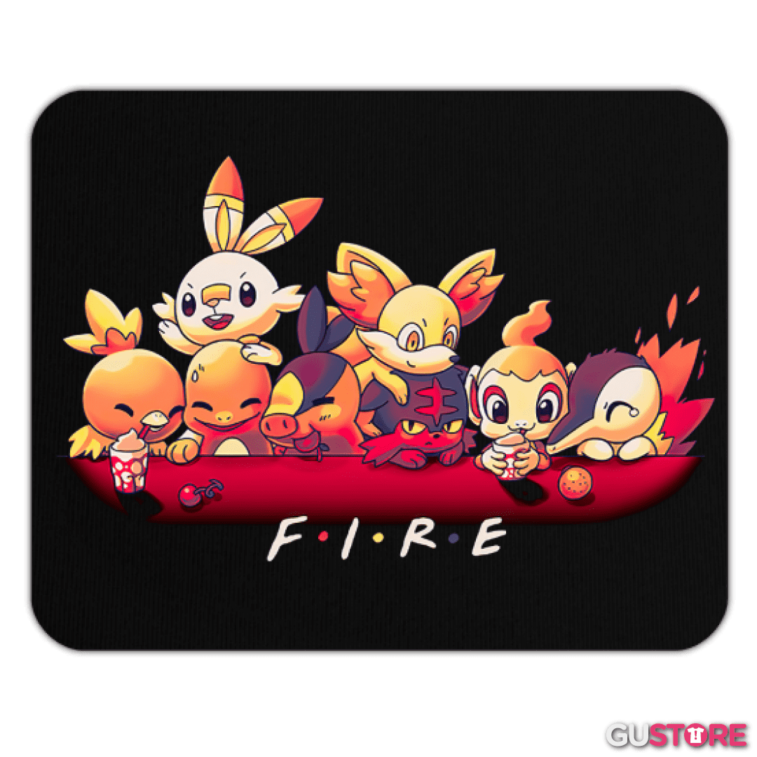 Mousepad Tipos Fuego