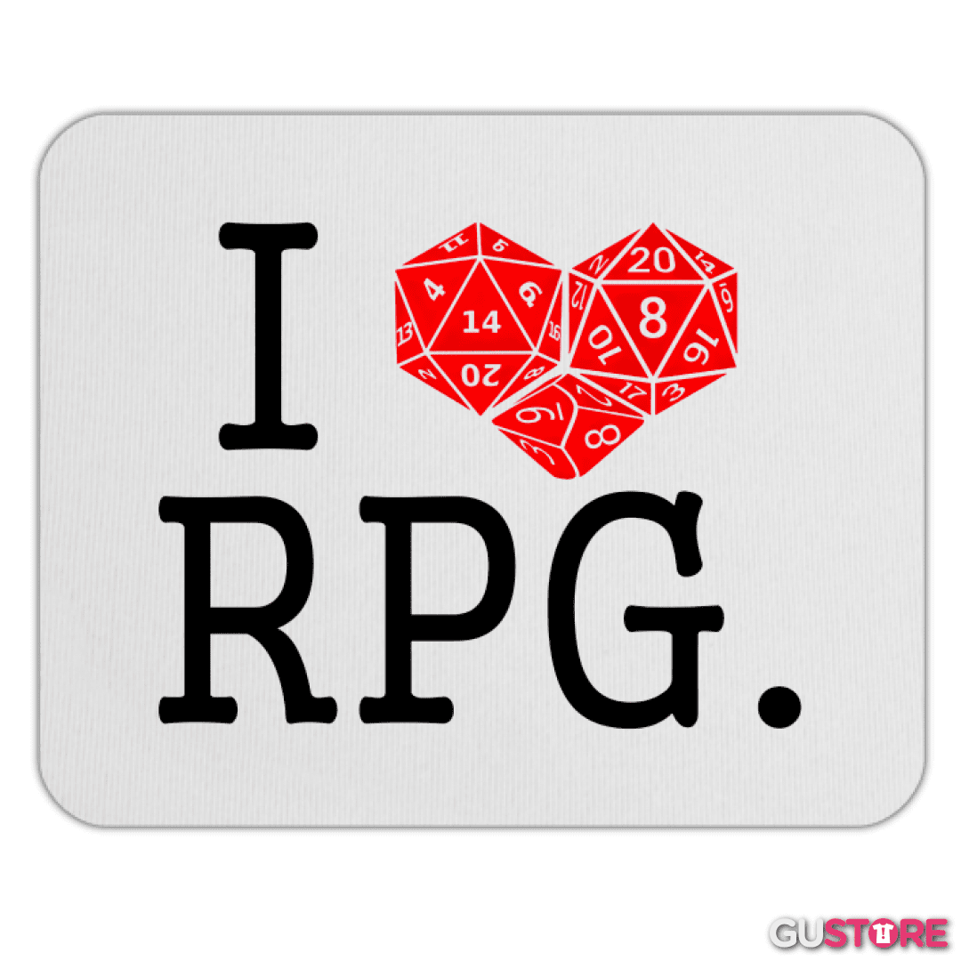 Mousepad I love rpg