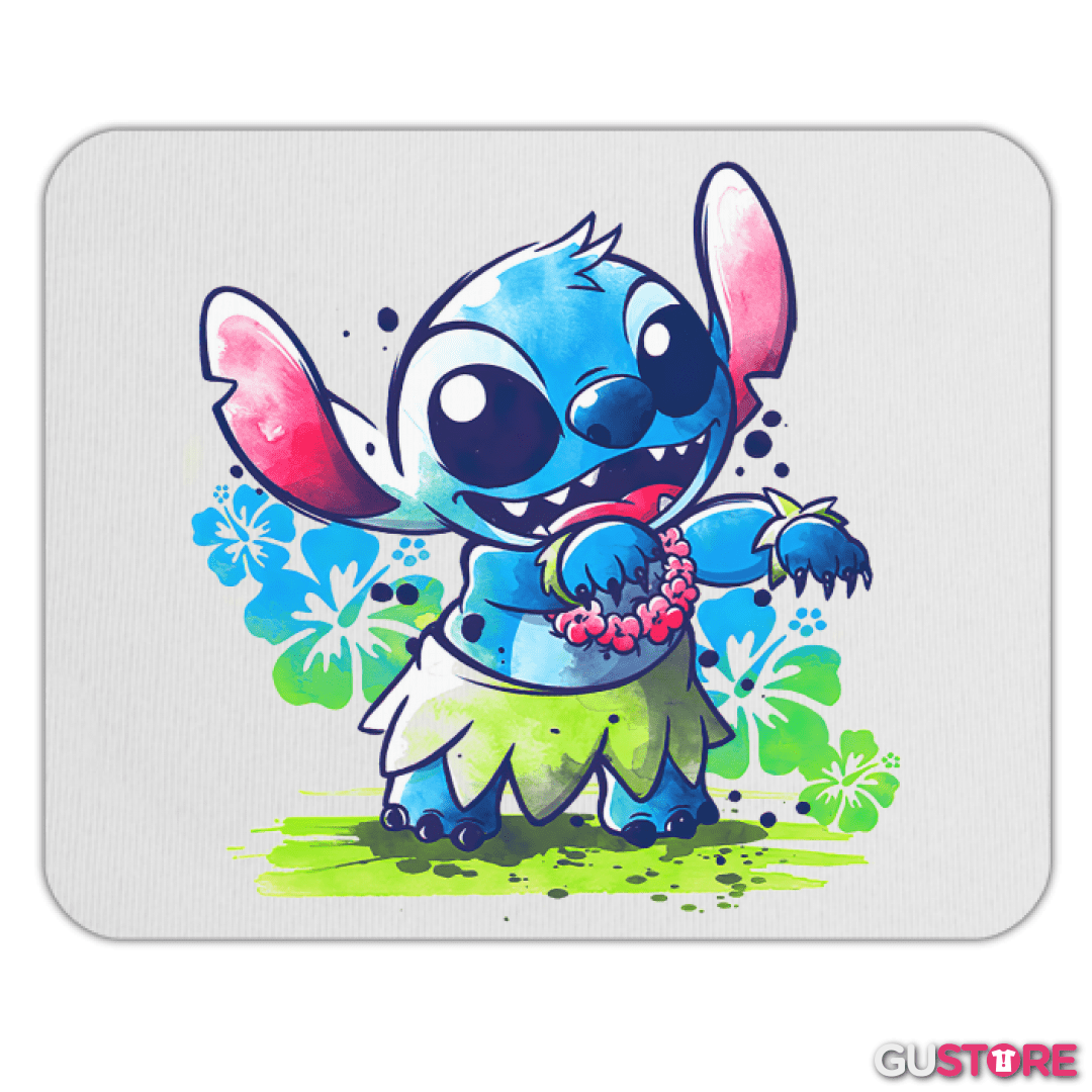 Mousepad Stitch hawaiano