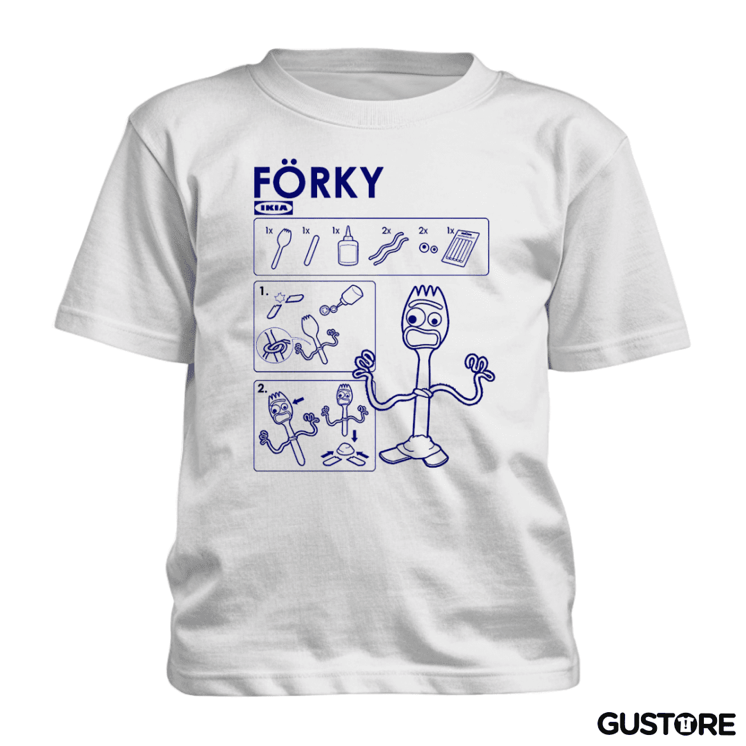 Polera de niño Forky tutorial