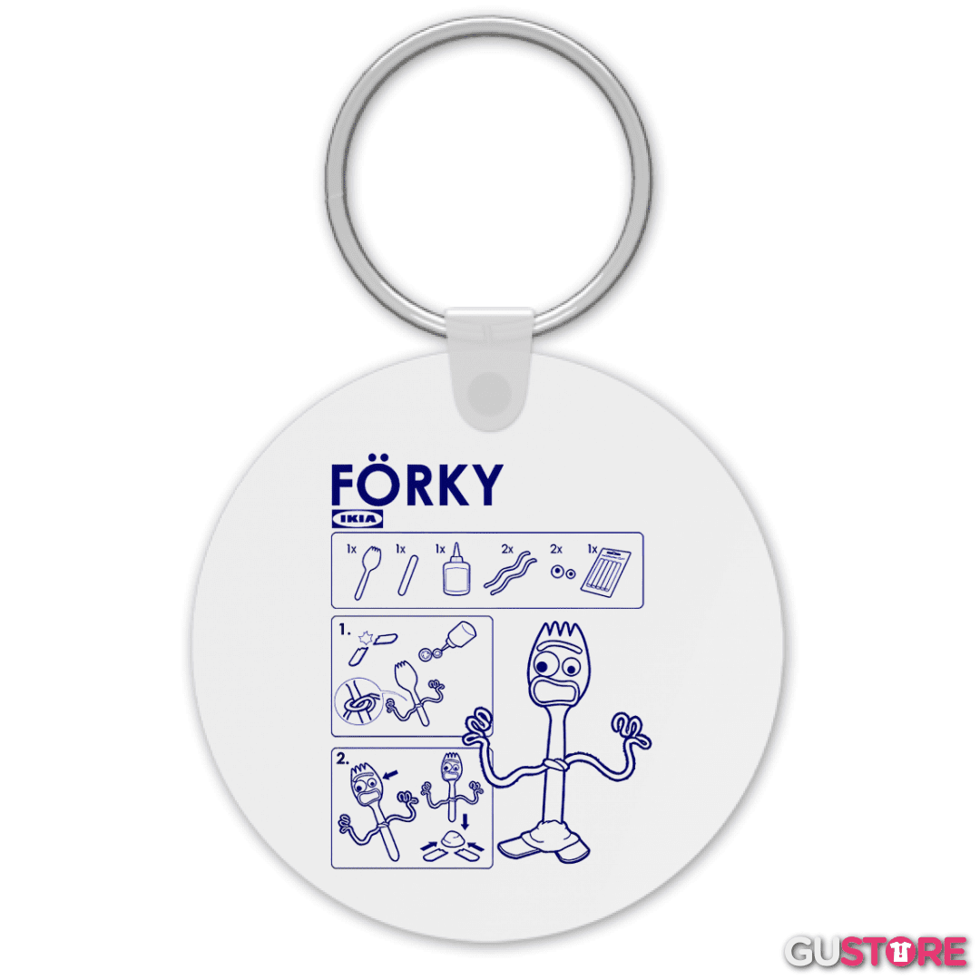 Llavero Forky tutorial