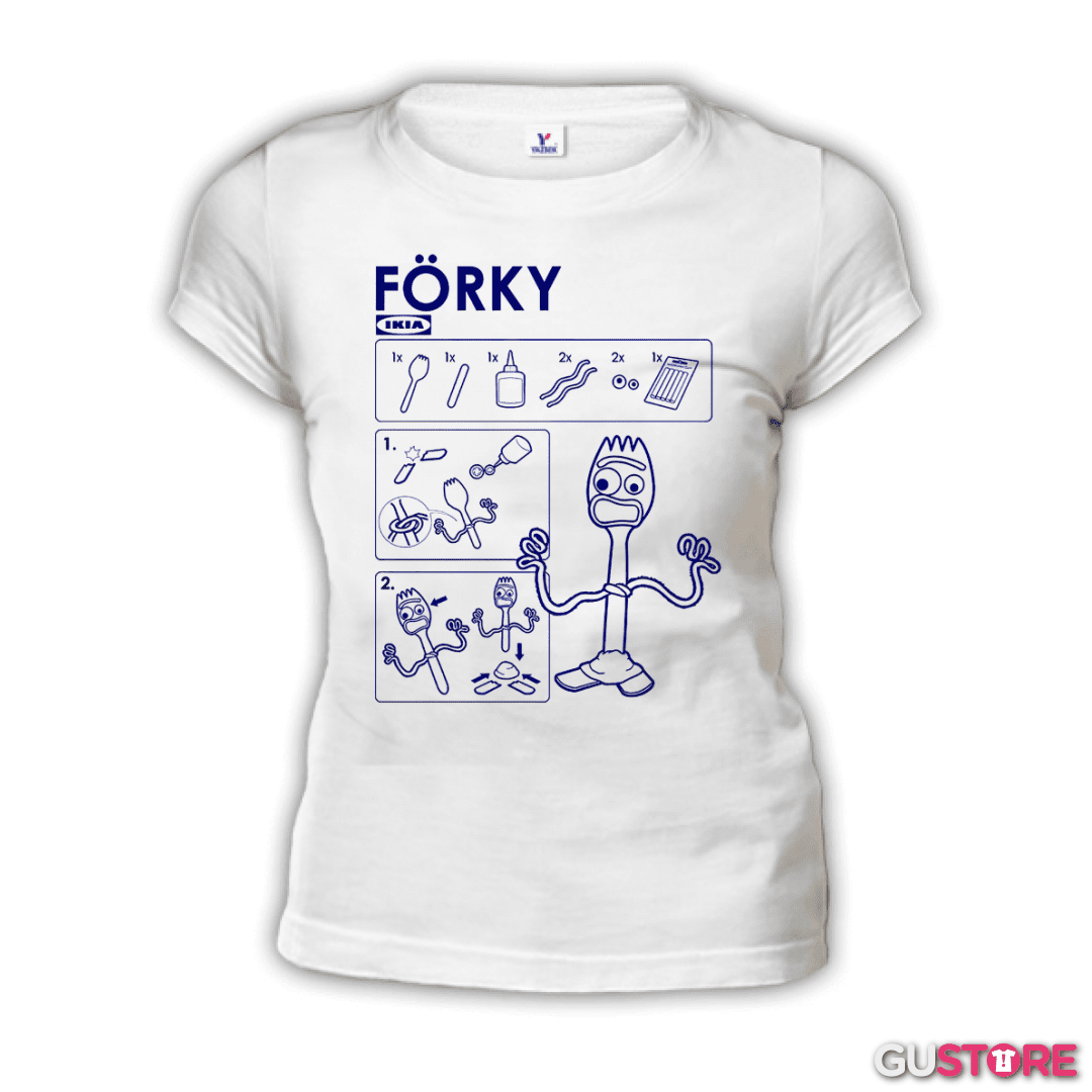 Polera de Mujer Forky tutorial