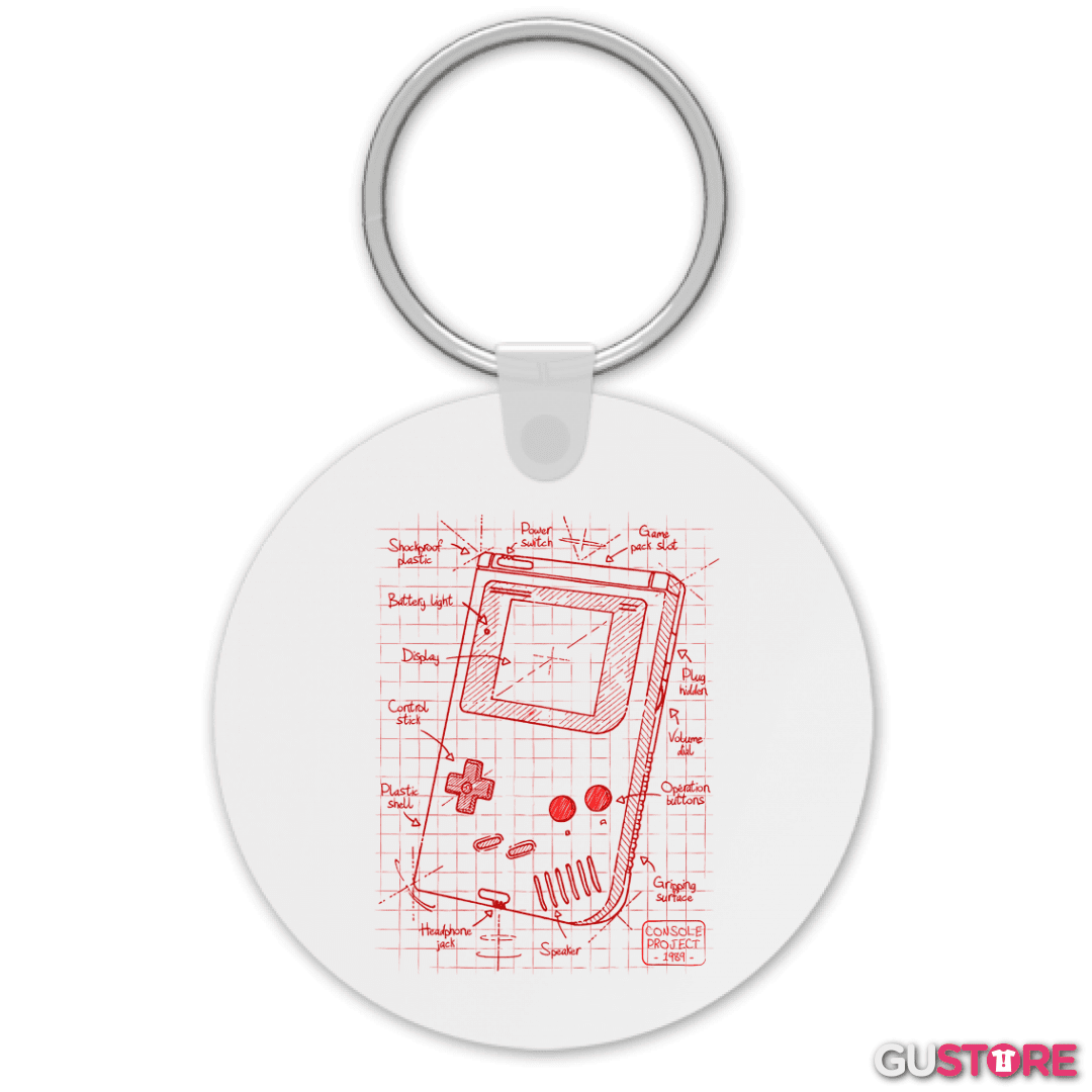 Llavero Game boy boceto