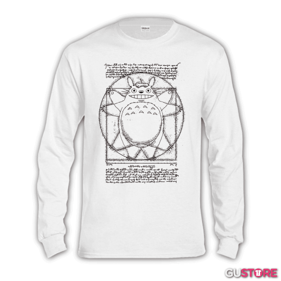 Polera manga larga Vitruviu totoro