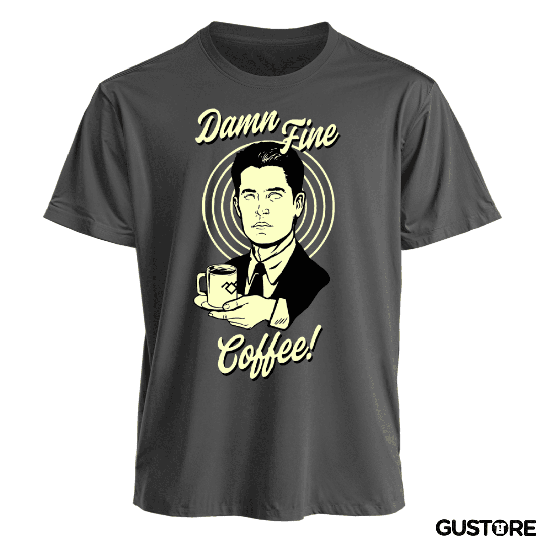 Polera Damn fine coffee