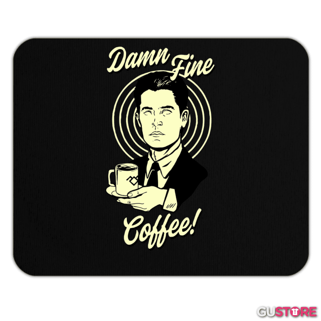 Mousepad Damn fine coffee