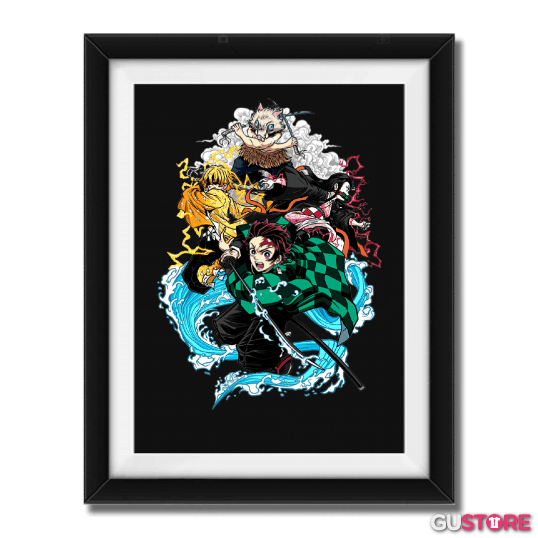 Cuadro decorativo demon slayer 2