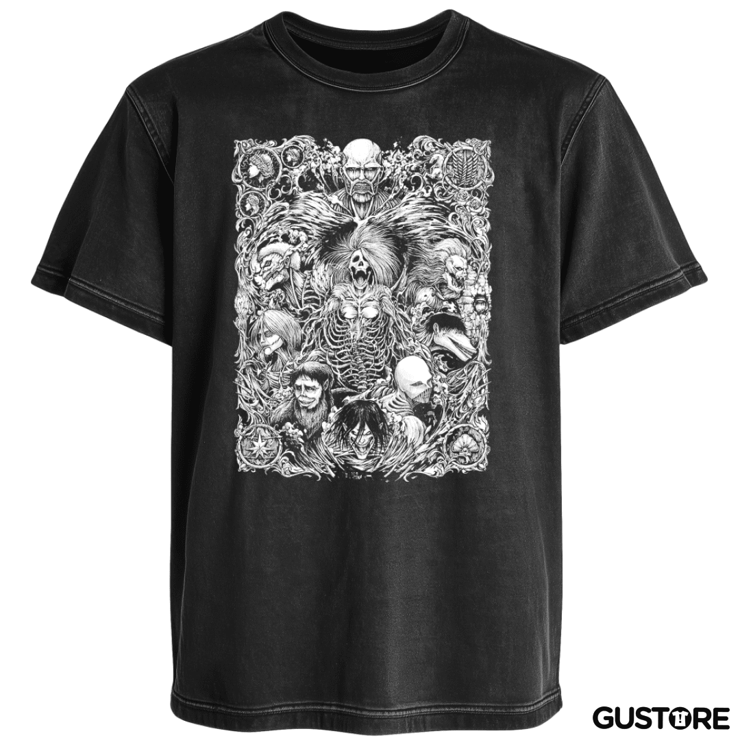 Polera desgastada Titanes brigidos