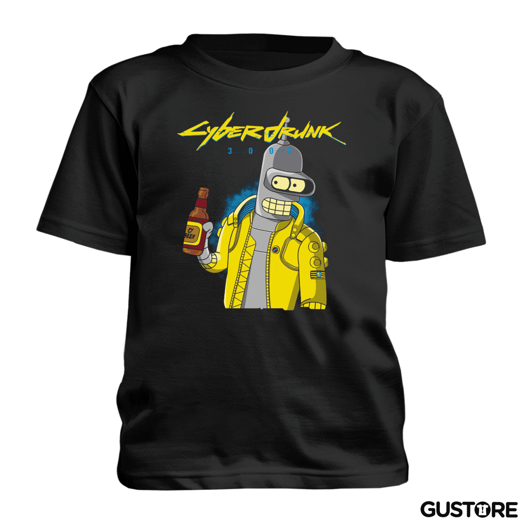 Polera de niño Cyberdrunk 3000