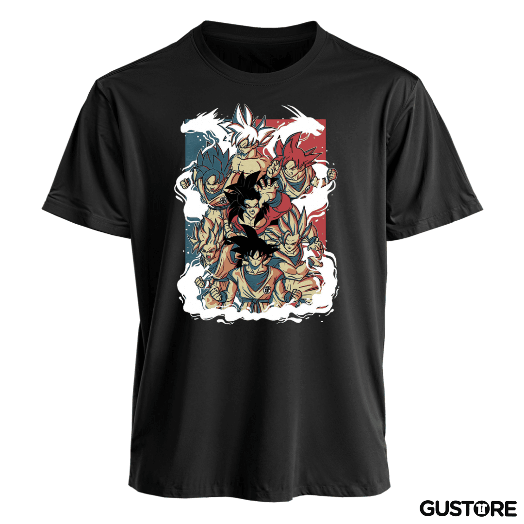 Polera Todos los Gokus