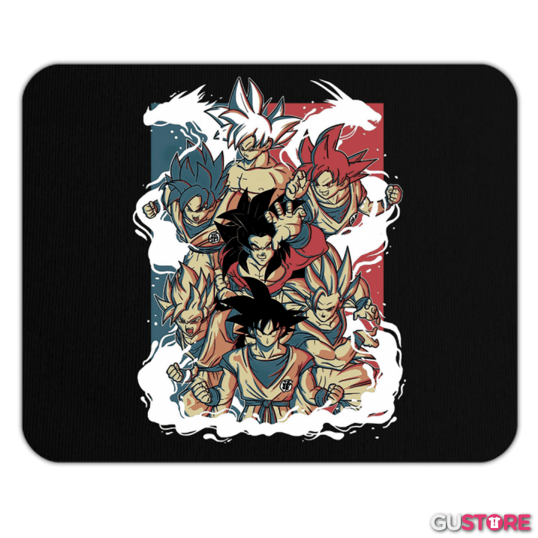 Mousepad Todos los Gokus