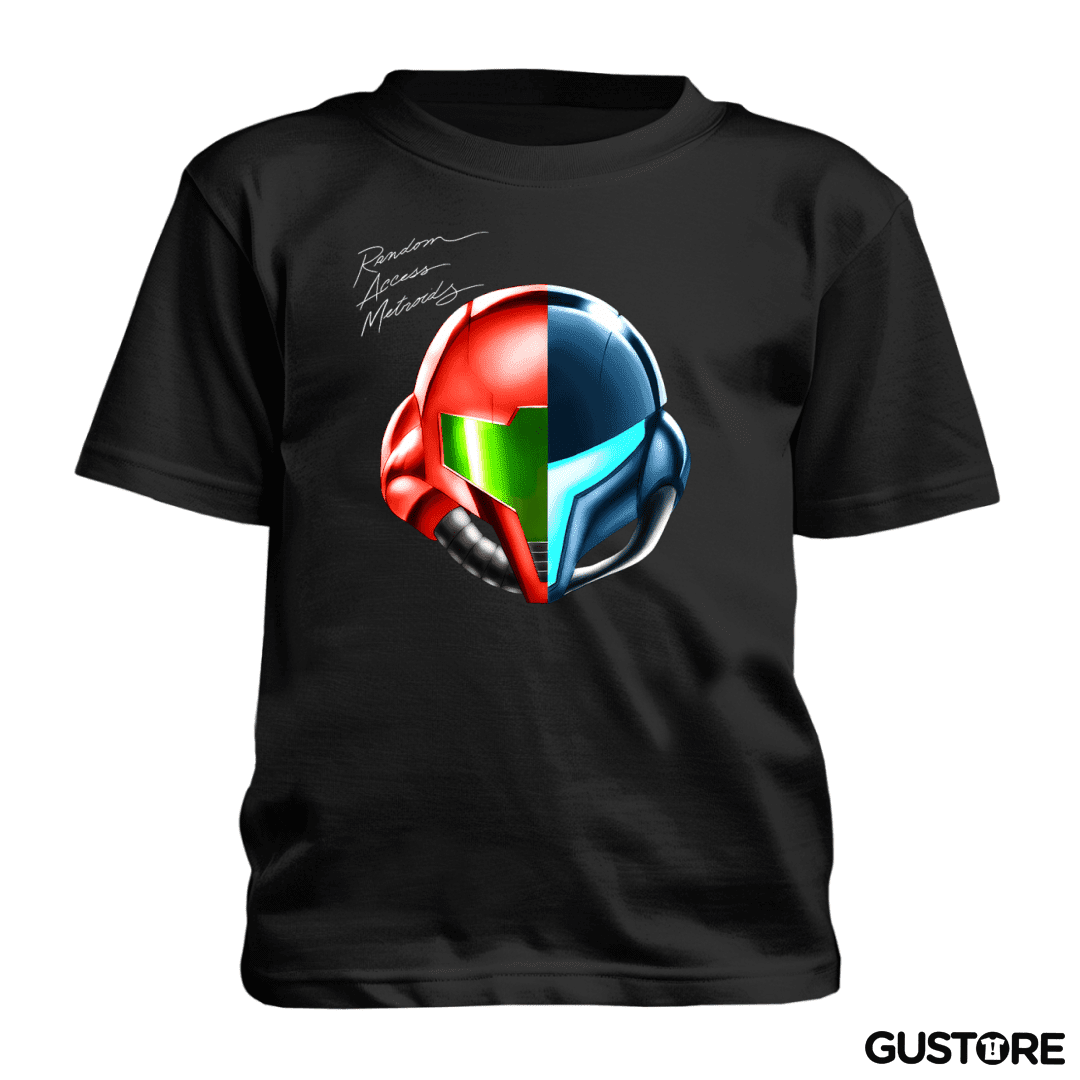 Polera de niño random access metroid