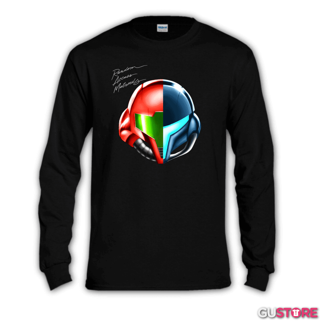 Polera manga larga random access metroid