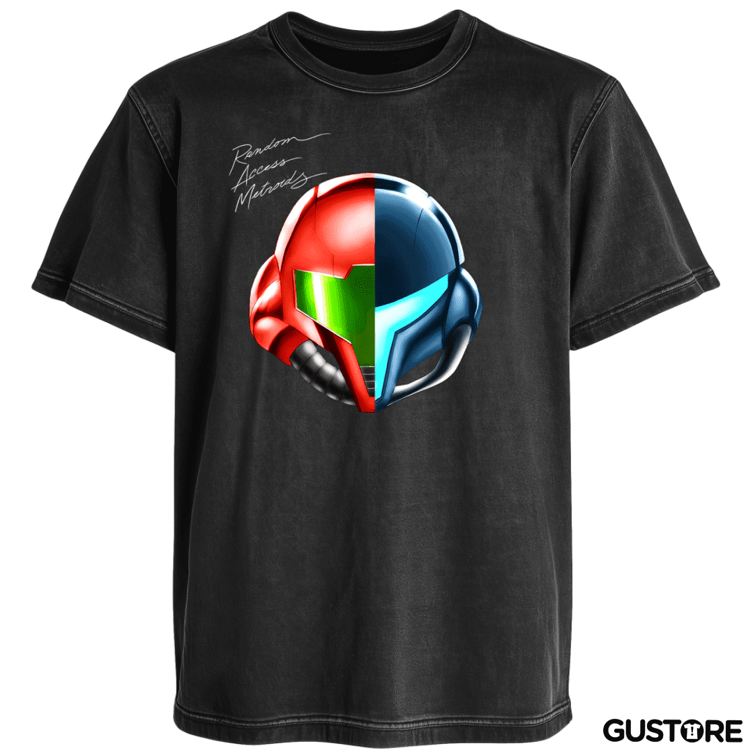 Polera desgastada random access metroid