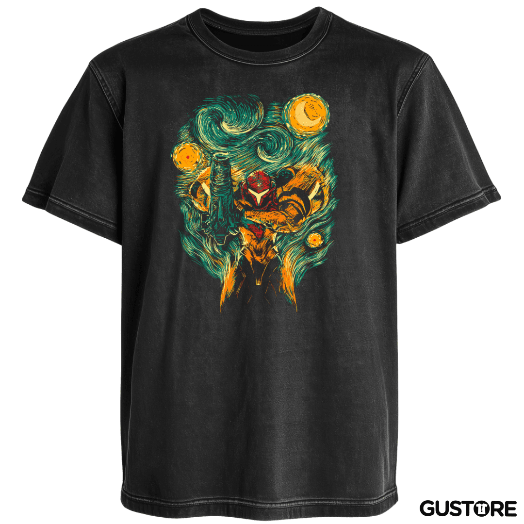 Polera desgastada metroid 5