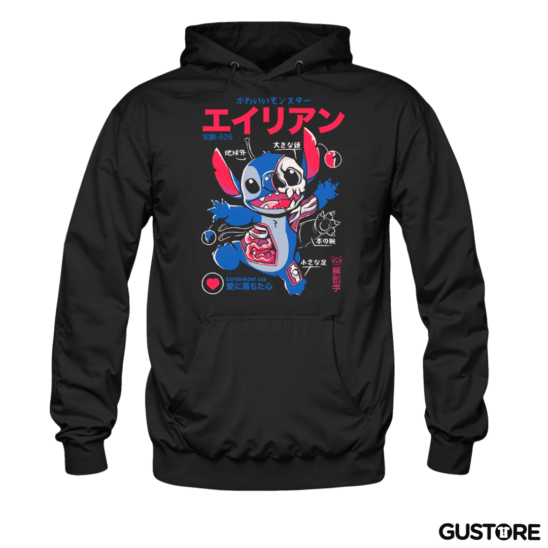 Polerón Canguro Stitch japo