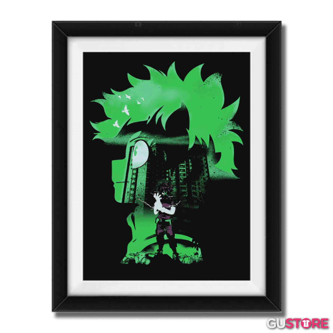 Cuadro decorativo Deku hero