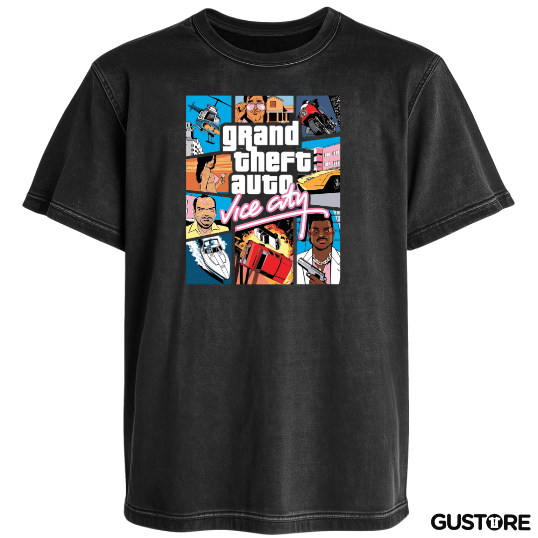 Polera desgastada GTA Vice CIty