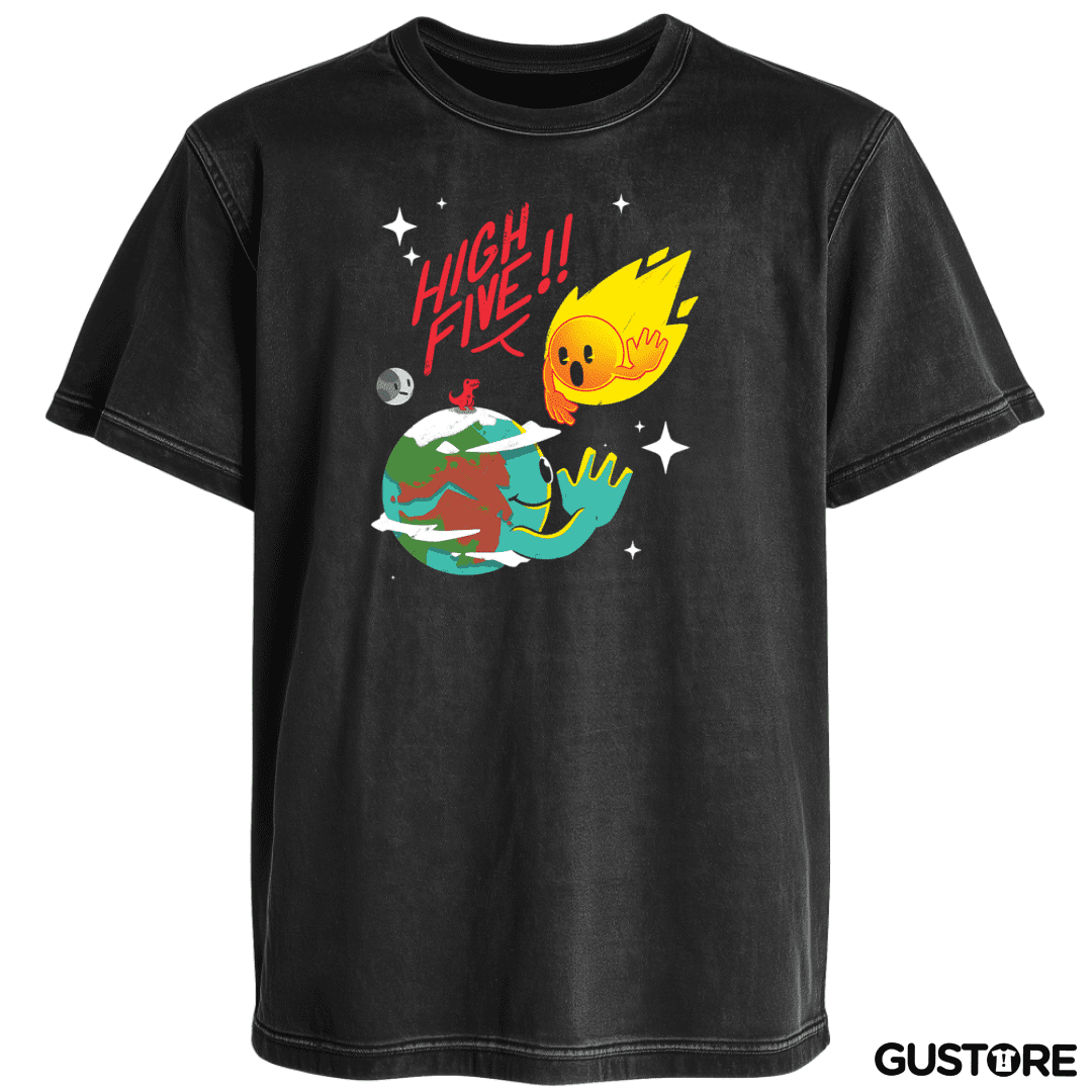 Polera desgastada High five