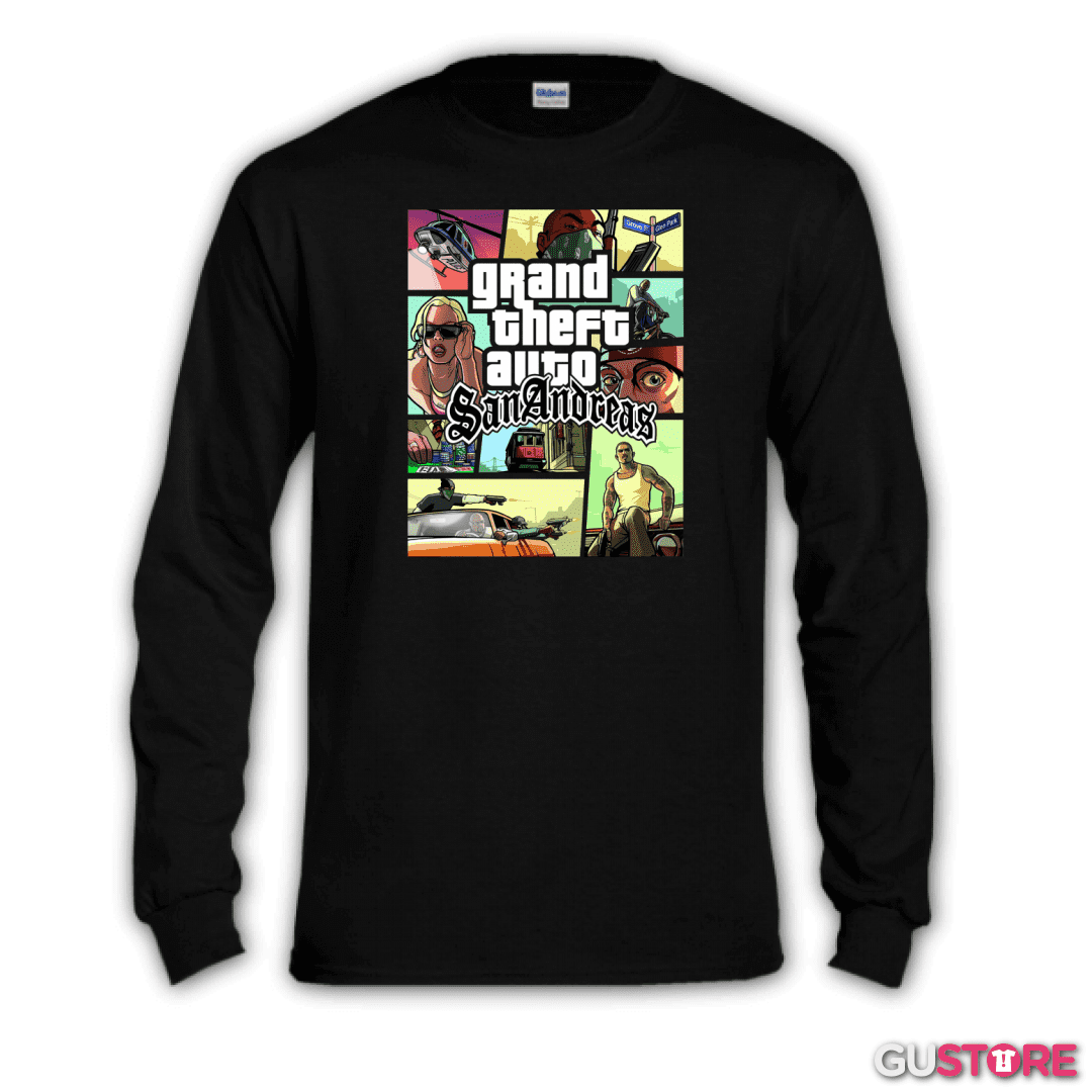 Polera manga larga GTA San Andreas