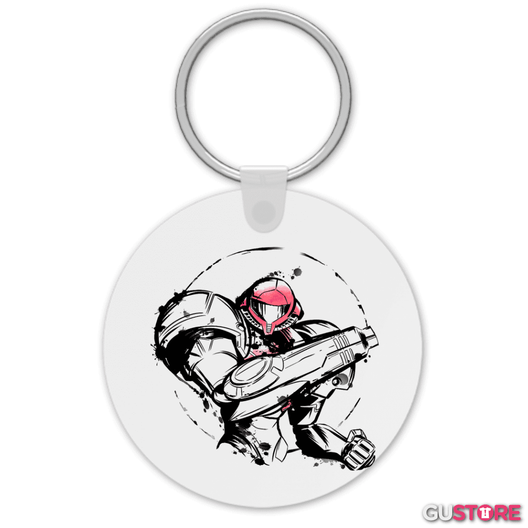 Llavero samus blanco