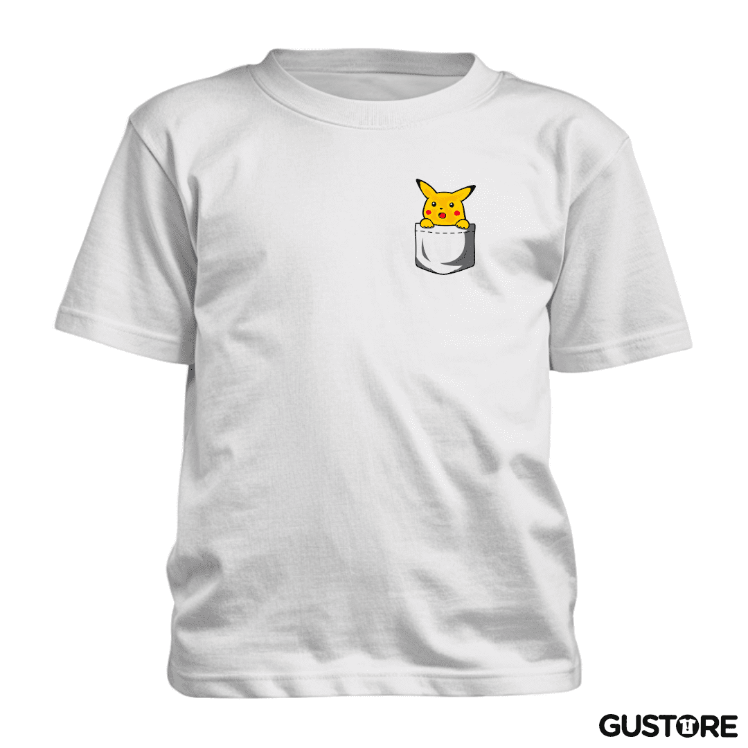 Polera de niño Pikachu de bolsillo