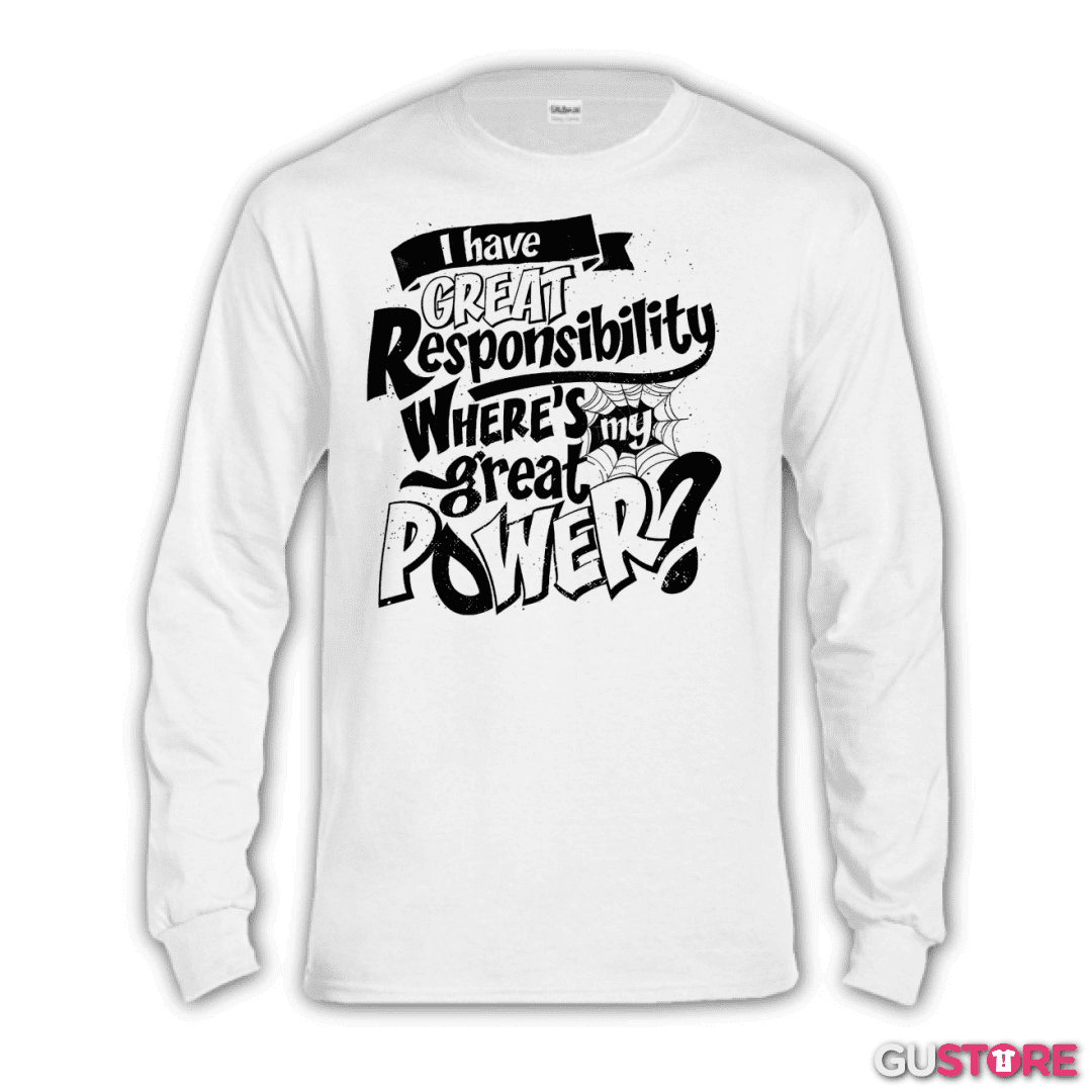 Polera manga larga Un gran poder