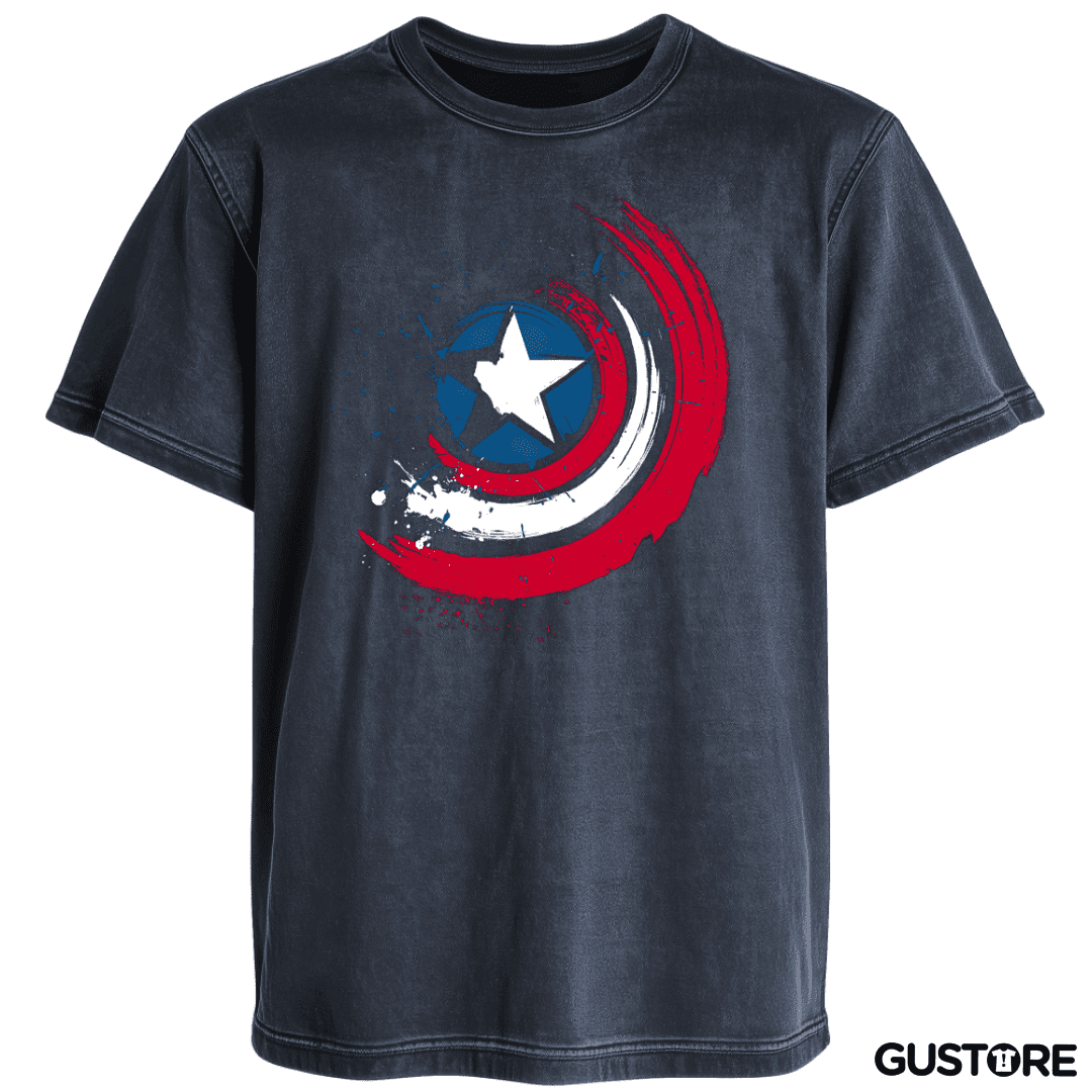 Polera desgastada Escudo de america