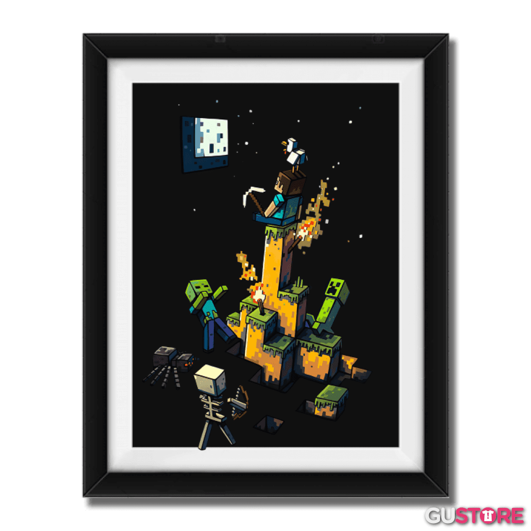 Cuadro decorativo Minecraft artistico