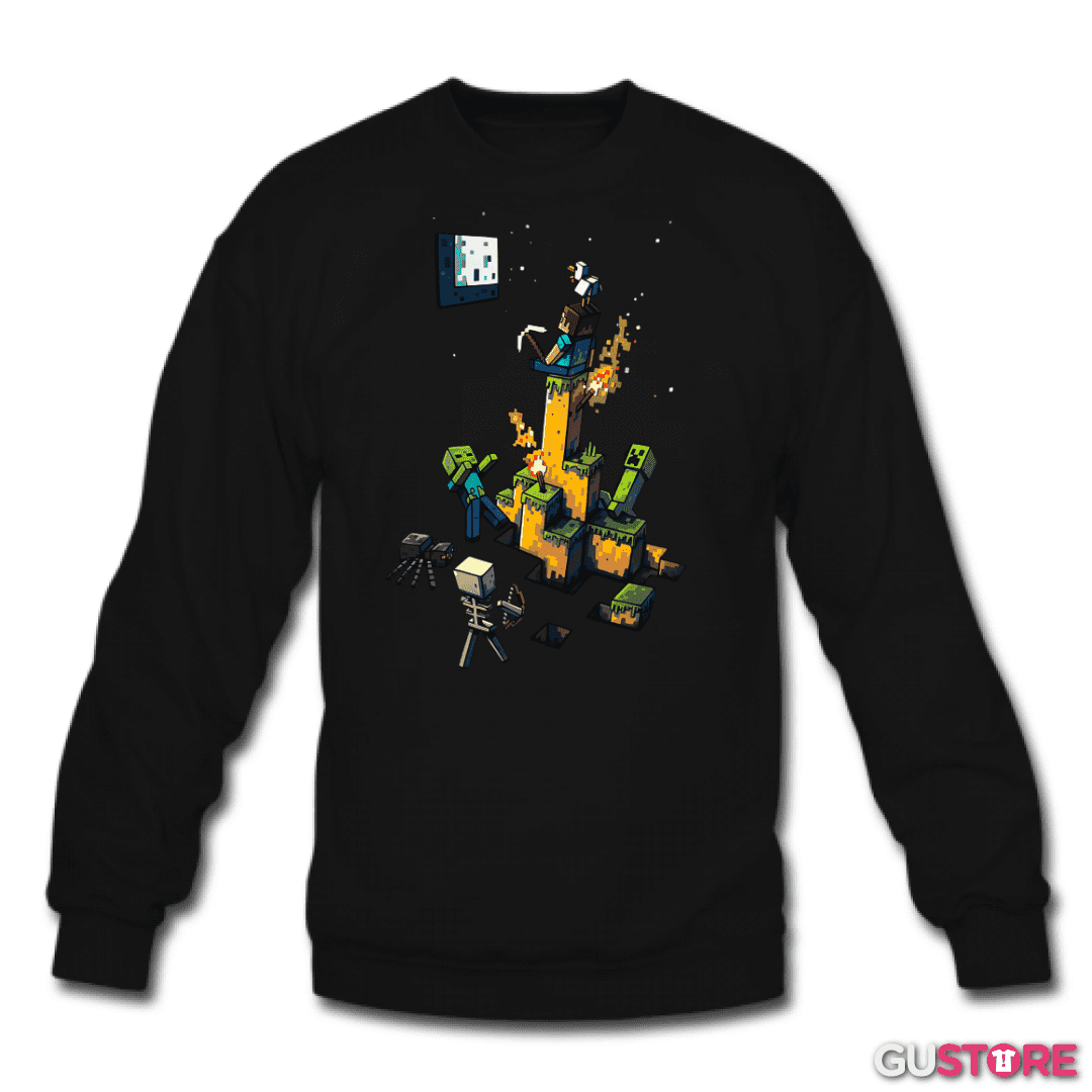 Poleron polo Minecraft artistico