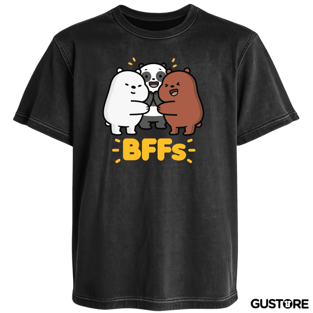 Polera desgastada BFFs