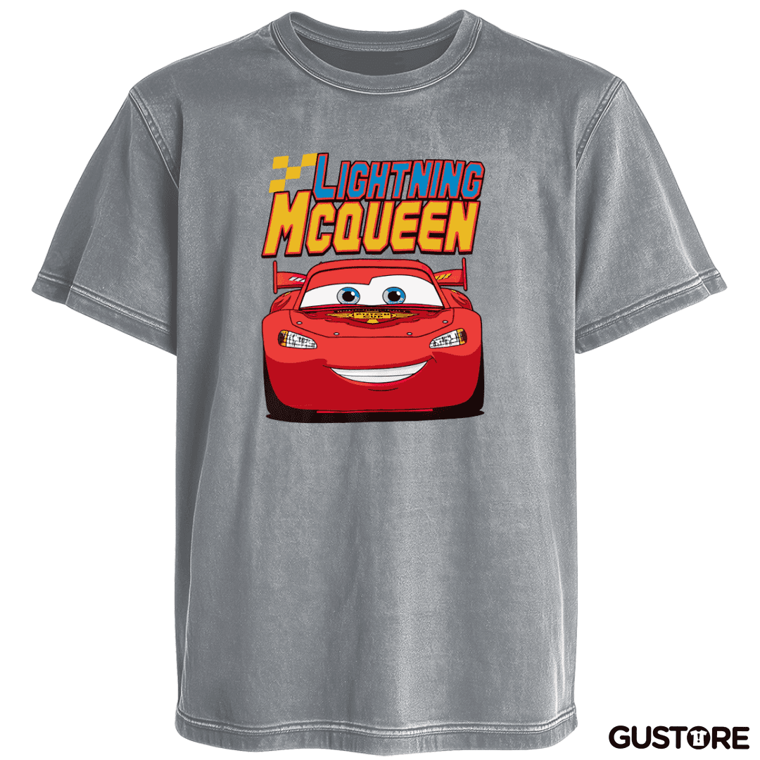 Polera desgastada Light mcqueen