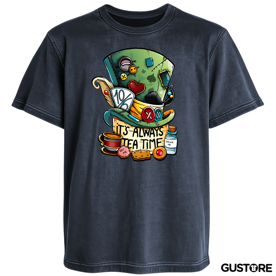 Polera desgastada Siempre es hora del té