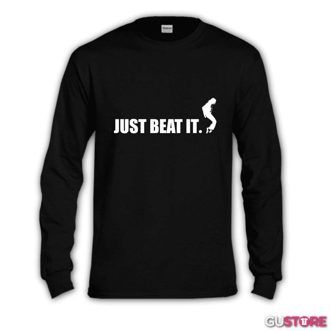 Polera manga larga Just beat it