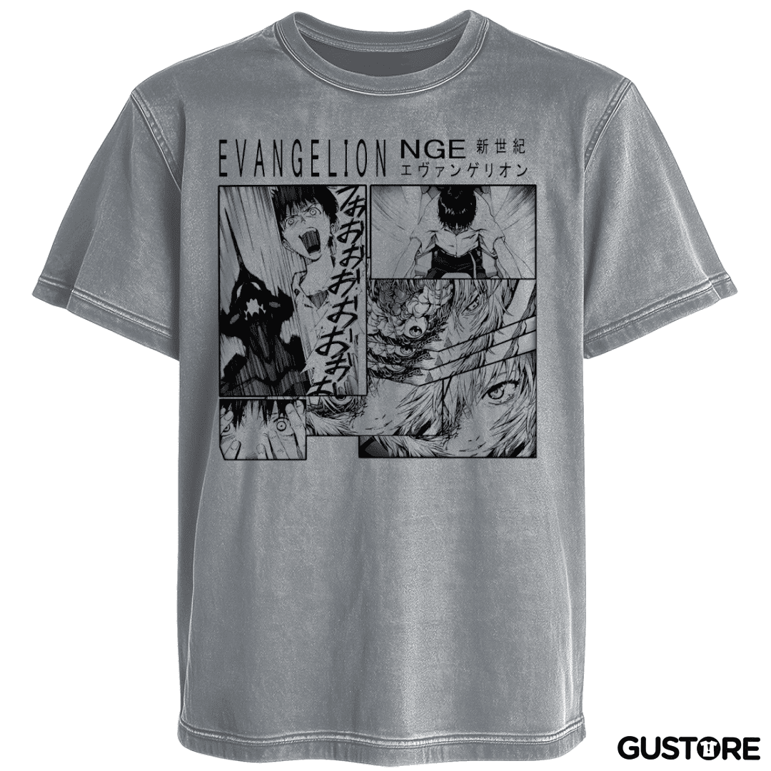 Polera desgastada Shinji Piloteando