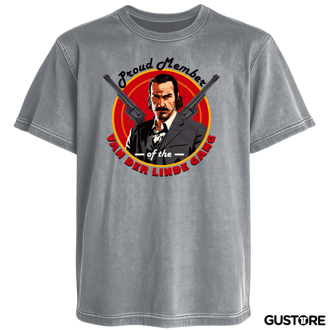 Polera desgastada Van der Linde gang