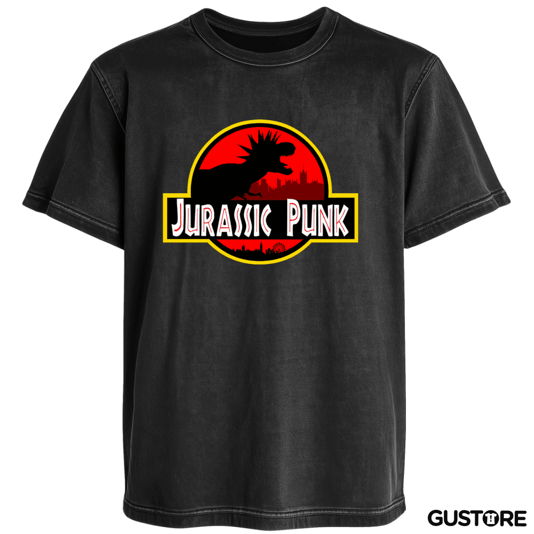 Polera desgastada Jurassic Punk