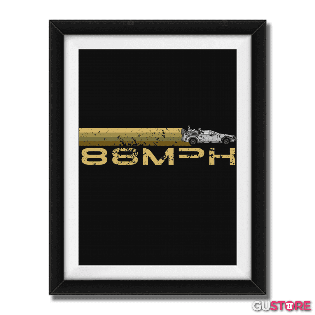 Cuadro decorativo 88 mph