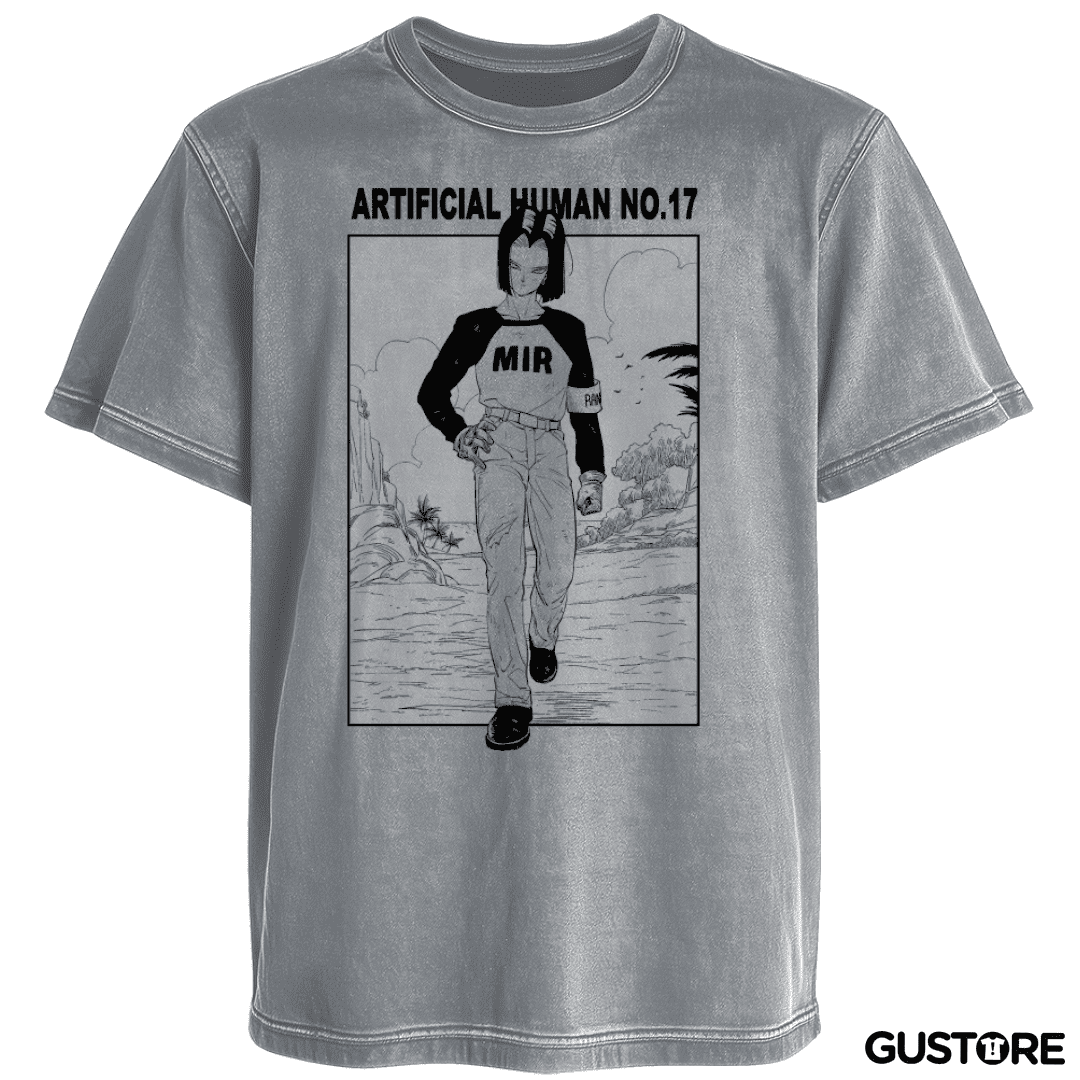 Polera desgastada Androide N°17