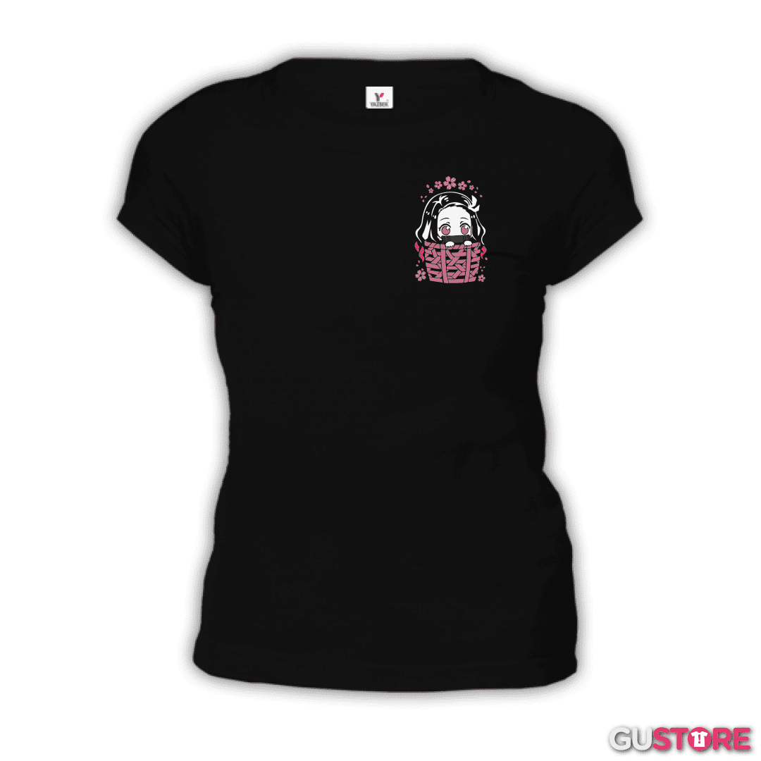 Polera de Mujer Nezuko de Bolsillo