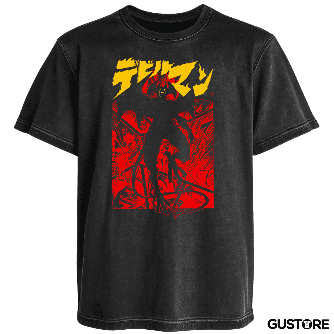 Polera desgastada Devilman Crybaby