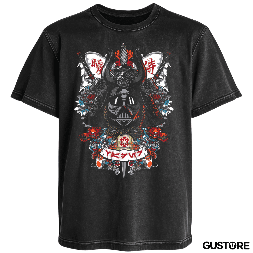 Polera desgastada Darth Samurai