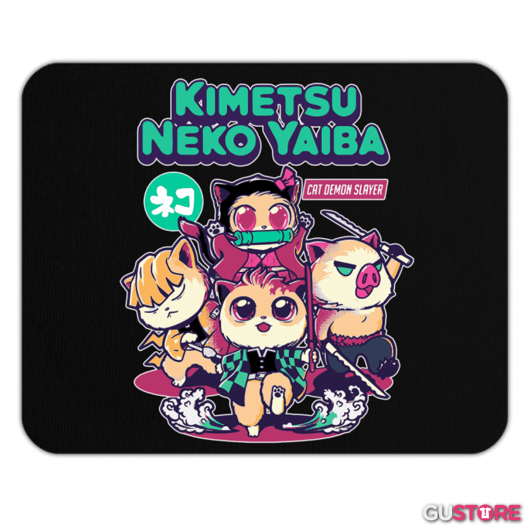 Mousepad Kimetsu Neko Yaiba