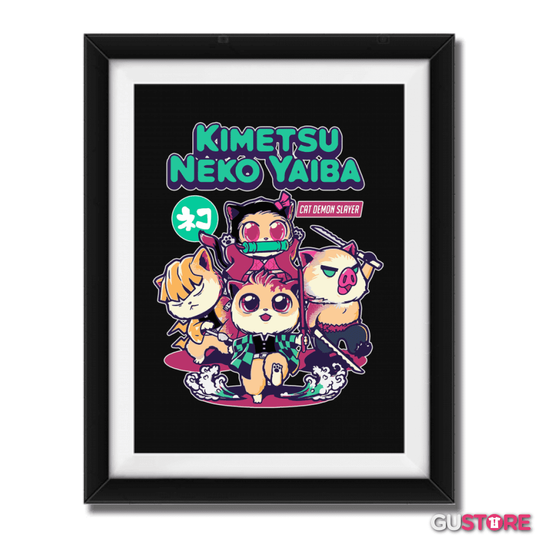 Cuadro decorativo Kimetsu Neko Yaiba